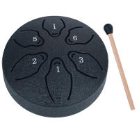 Mini Tambor De Lengüeta De Acero Portátil De 3 Pulgadas Con 6 Notas Para Yoga Meditación Gimnasio Hogar Instrumento De Percusión Para Adultos - details 10