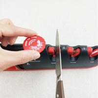 Afilador De Cuchillos 4 En 1 Ajustable Profesional Para Cocina Herramienta De Afilado Para Cuchillos Y Tijeras Con Piedra De Afilado - details 4