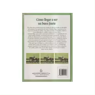 Libro CÓMO LLEGAR A SER UN BUEN JINETE Ch. Pläge Editorial Omega - 1