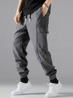 Pantalones De Hombre Para Primavera Y Otoño Mallas Finales Deporte Juvenil Pantalones De Senderismo Con Multiples Bolsillos - details 5