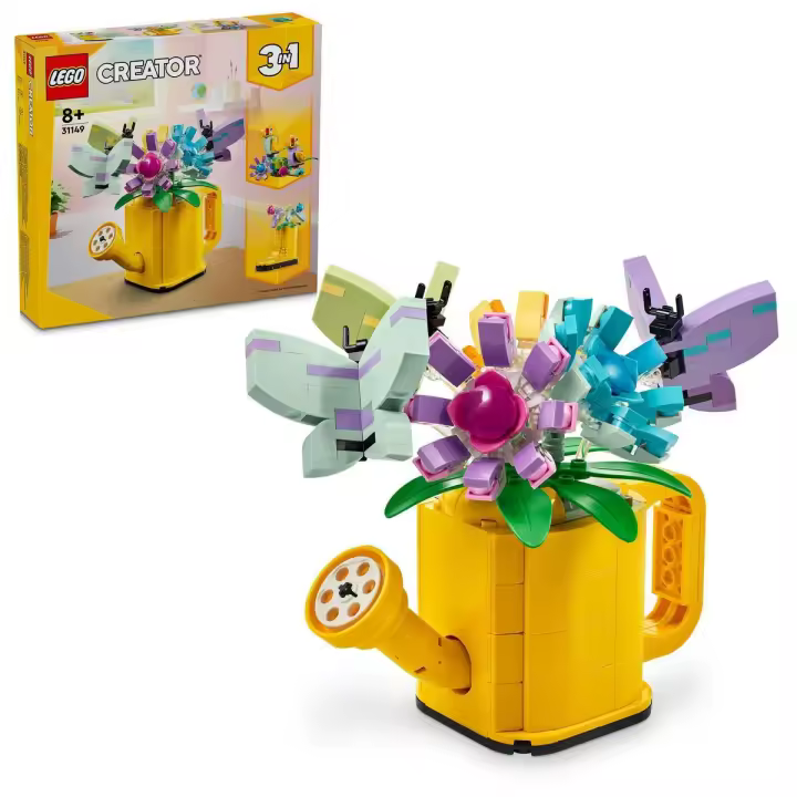 LEGO 31149 Creator Flores en Regadera Juguete 3en1 con bota y pájaros - 1
