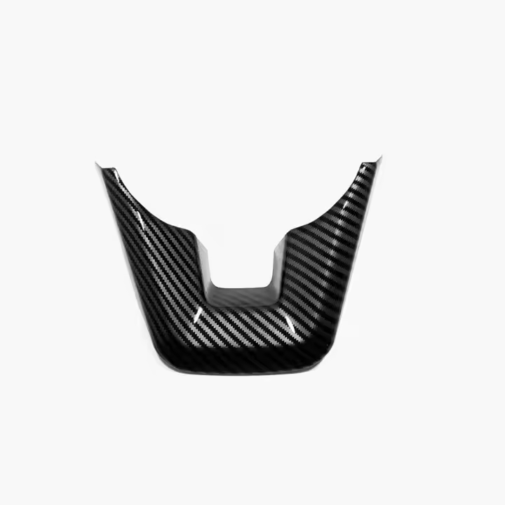 Cubierta De Volante Para Toyota Land Cruiser 300 LC300 2021-2023 Accesorios De Fibra De Carbono Plateado Adornos Internos ABS - 1