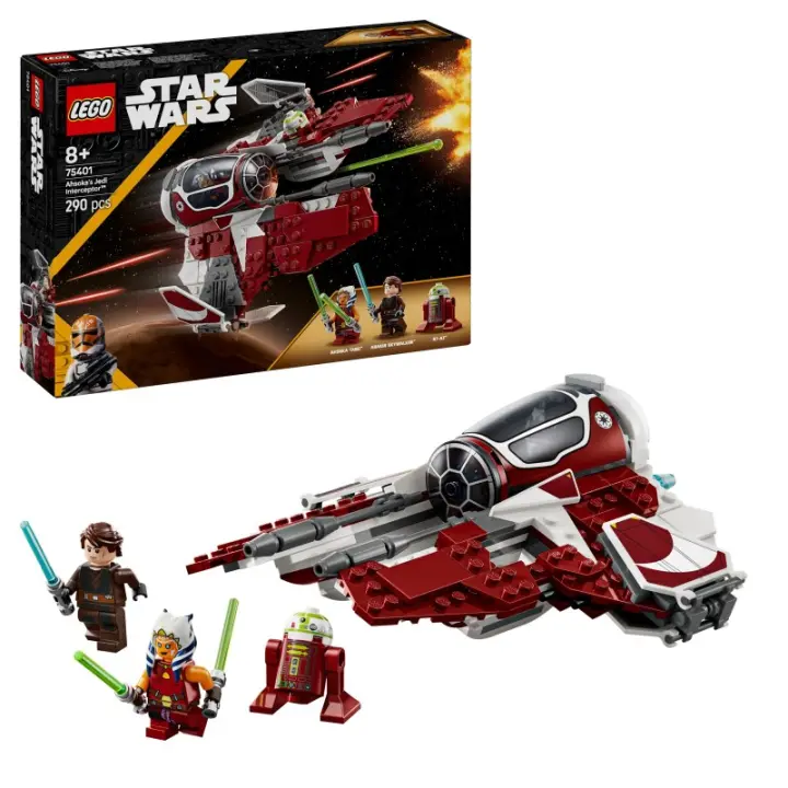 LEGO Star Wars TM 75401 Interceptor Jedi de Ahsoka Contiene 290 piezas - Edad recomendada a partir de 8+ años 25L75401 - 1