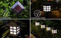 Luces Solares LED Para Camino Del Jardín Decoración Exterior Para Jardín/Patio/Camino Iluminación De Paisaje/Atrás De La Casa - details 2