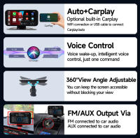 Radio De Coche Universal De 6 Pulgadas Con Pantalla Táctil JIUYIN Reproductor Multimedia Navegación CarPlay Sin Cable Android Auto Bluetooth 32G - details 1