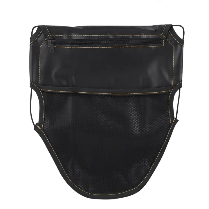 Bolsa De Asiento Para Motocicleta PU Cuero Almacenamiento Bajo Asiento Organizador Bolsa De Manillar Para Scooter Y Motocicletas - 1