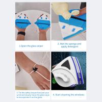 Herramienta de Limpieza de Ventanas de Vidrio Magnético Doble Capa Desecho Automático de Agua SO - details 4