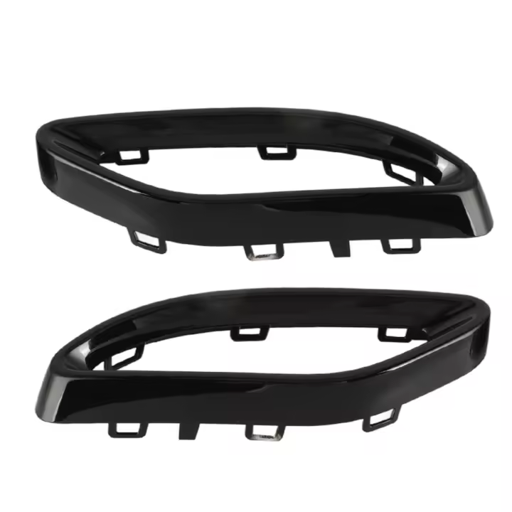 Cubierta De Tiras De Escape Negra Brillante Para Mercedes-Benz a B C E GLC CLS-W177 W247 W205 W213 X253 C257 Material ABS PC - 1