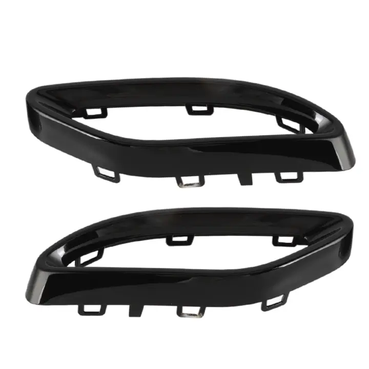 Cubierta De Tiras De Escape Negra Brillante Para Mercedes-Benz a B C E GLC CLS-W177 W247 W205 W213 X253 C257 Material ABS PC - 1