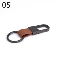 Llavero De Cuero Moda Con Anillo Metálico Para Llaves De Coche Soporte De Cinturón Para Mujeres Y Hombres Accesorios De Moda - details 7