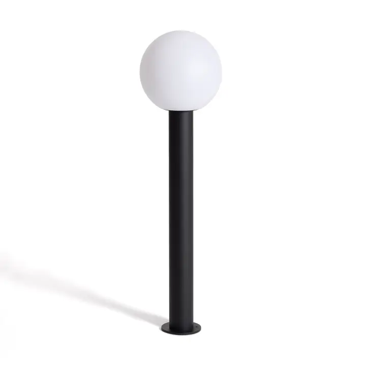 Ledkia Baliza de Pie Exterior Aluminio 70cm Tondu Negro - 1