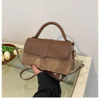 Bolso De Hombro Para Mujer En Cuero PU Moda Cruzado Vintage Bolsos De Malla Cuadrada Bolso De Bocadillo Negro - details 19