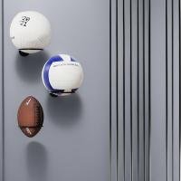 Estante De Exposición Para Baloncesto Voleibol Fútbol Soporte De Pared Para Deportes Almacenamiento Organizador De Bolas - details 4