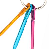 Juego De 3 Tamaños Mini Gancho De Crochet De Aluminio Para Herramientas De Manualidades Y Tejido Multicolor Para Llaves - details 2