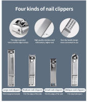Kit De Manicura Y Pedicura En Acero Inoxidable Herramientas De Cuidado De Uñas Y Pies Incluye Tijeras De Cutícula Y Afeitadora De Pies Vchose - details 10