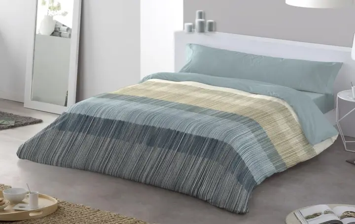 JVR - FUNDA NORDICA J/2 P modelo TINEO - Tejido Microfibra Estampado - Maxima calidad - Fabricado en España - Cama 90/105/135/150/160/180 - 1