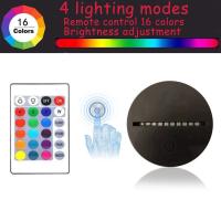 Lámpara De Noche LED Control Remoto Táctil Spiderman VS Venom 7/16 Colores Regalo Para Niños Decoración De Mesa Juguete - details 0