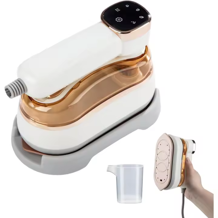 Plancha de vapor portátil de 1200 W, inalámbrica, plegable, ideal para el hogar, la oficina y viajes. - 1