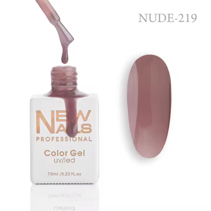 Esmalte semipermanente NUDE-219    New Nails Professional - 1