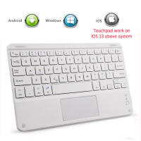 Teclado Bluetooth Con Touchpad Para Tablet Android iPad PC Samsung Tab Teclado Inalámbrico Para Computadora Y Tablet Con Soporte Al Pulgar - details 2