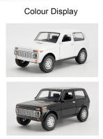 Coche De Juguete Lada Niva De Rusia a Escala 1:18 Con Luz Y Sonido Puertas Abatibles Metal Resistente Con Función De Retroceso Regalo Para Niños - details 6