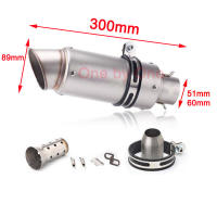 Silenciador De Escape Para Motocicleta Universal 51mm 60mm En Acero Con Killer De DB Adecuado Para Z800 900 Z1000 CBR600 S1000RR MT07 MT09 - details 1
