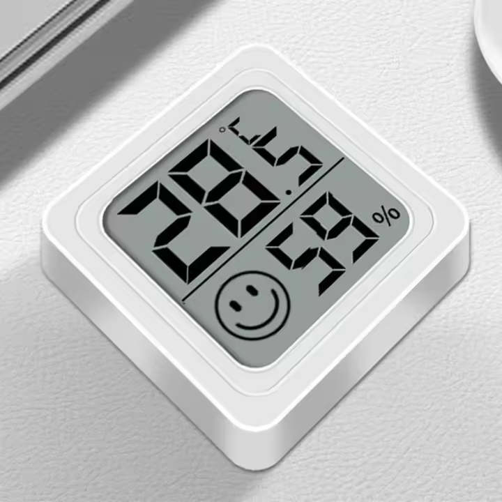 Termómetro Y Higrómetro Digital LCD Para El Hogar Medidor De Temperatura Y Humedad Con Sensor Estación Meteorológica Para Interior - 1