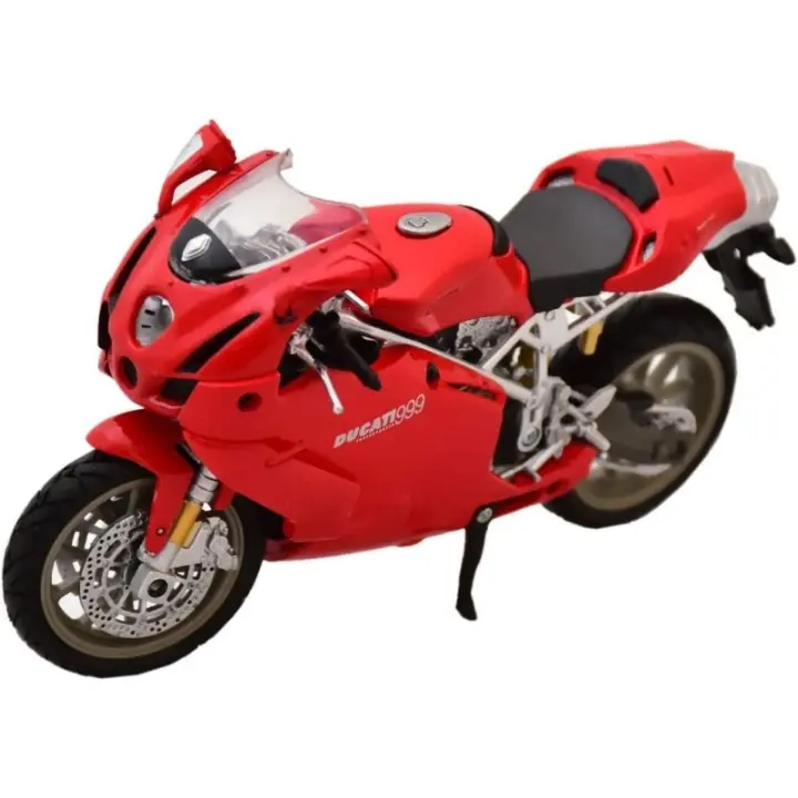 Ducati 999 moto juguete escala 1:12 NewRay longitud aproximadad 16cm NR2143833 - 1