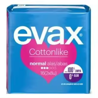 Evax Compresas Cottonlike Normal 16 Uds - 1