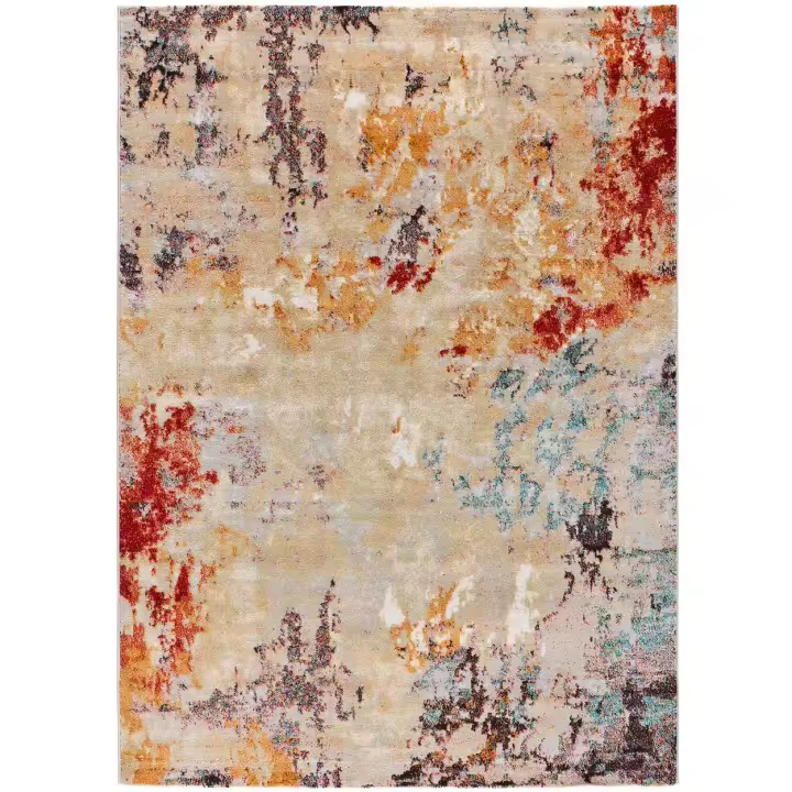 ATTICGO Alfombra de Interior Estilo Abstracto en Multicolor - Eider 16700 | 80X150, 133X190, 160X230 cm - 1