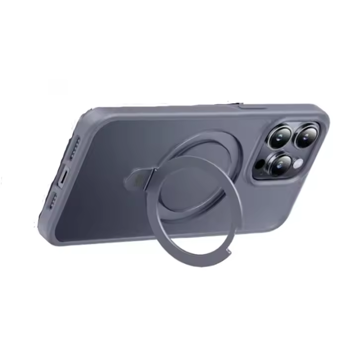 Funda soporte para moviles iPhone 15,14,13 pro y 12 pro max, Estuche para protección militar MagSafe Soporte invisible a prueba de golpes y arañazos Estuche fino con agarre y soporte para telefonos iphone. ( Ver Modelos ) - 1