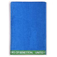 United Colors Of Benetton - Toalla de Playa Azul 90x160cm 380GSM Velour 100% Algodón - Alta Calidad y Suavidad - Certificación OEKO-TEX y BCI - details 0