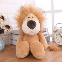 Muñeco De Peluche De 25cm Kawaii Con Animales Del Bosque León Tigre Elefante Mono Zorro Juguetes Para Dormir De Peluche Realistas Para Niños - details 57