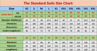 Traje De Novio Clásico Para Hombres Slim Fit Conjunto De Traje Formal De Negocios Con Chaqueta Y Pantalones 2 Piezas Para Bodas Y Compromisos - details 0