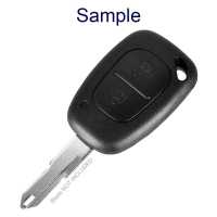 Ociodual Carcasa Llave de Mando 2 Botones Compatible con Renault Trafic Master Nissan Interstar Primastar Kangoo Opel Vivaro, Funda Rígida Shell Case Cover - details 7