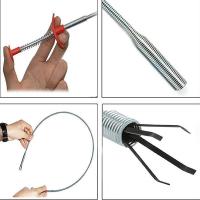 Herramienta De Limpieza De Desagües Flexible Y De LargaReach Con Abrazadera Para Eliminar Obstrucciones Eco-amigable De Acero Inoxidable Para El Hogar - details 0