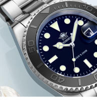 Reloj De Pulsera De Relojista ADDIESIDVE Para Hombre Acero Inoxidable 200m Resistente Al Agua Con Manecillas Luminosas BGW9 Estilo Business Europeo Y Americano - details 14