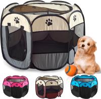 JUPPLIES Parque para Perros Pequeños y Medianos Plegable 73 x 73 x 43cm - Jaula Perro, Gato, Cachorro, Conejo - Corralito para Perros y Mascotas con Pelota de Juguete Ideal para Juegos - Cercado para Perros - details 0