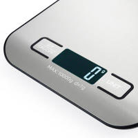 Báscula De Cocina Electrónica De Acero Inoxidable Con Pantalla LCD Herramientas De Hornear Para Alimentos Y Joyas Peso De Bocadillos Precisión 1g No Incluye Batería - details 13