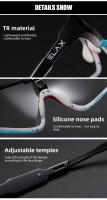 Gafas De Ciclismo ELAX Para Hombres Y Mujeres Estilo Nuevo Photochromic Polarizadas Y UV400 Acetato Unisex Para MTB Y Bicicleta - details 4