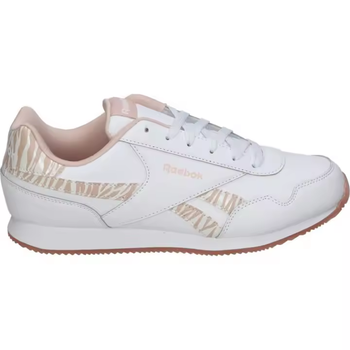 REEBOK | Zapatillas Reebok Royal Classic Jogger 3.0 para Niña – Deportiva en Color Blanco y Rosa – Sneaker con Cordones – Estilo Casual – Cómodas y Versátiles – Modelo 100075157 - 1