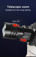 Linterna Frontal LED De Alta Potencia XHP360 Recargable Por USB Con Enfoque Zoomable Impermeable Para Exteriores Y Camping - details 8