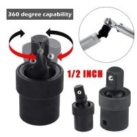 Adaptador De Rodillo Giratorio 360 Grados Para Llaves De Aire 1/2 3/8 1/4 Pulgada Con Retracción Y Wobble Para Herramienta Pneumática - details 1
