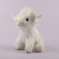 Muñeco De Peluche De 25cm De Vaca Highland Simulación Juguete Suave Para Niños Regalo Decoración De Habitación Regalo Para Bebés - details 8