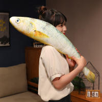 Nueva Simulación Gran Juguetes De Pescado Amarillo Almohada Suave De Peluche Realista Cojín De Descanso Decorativo Regalo - details 28