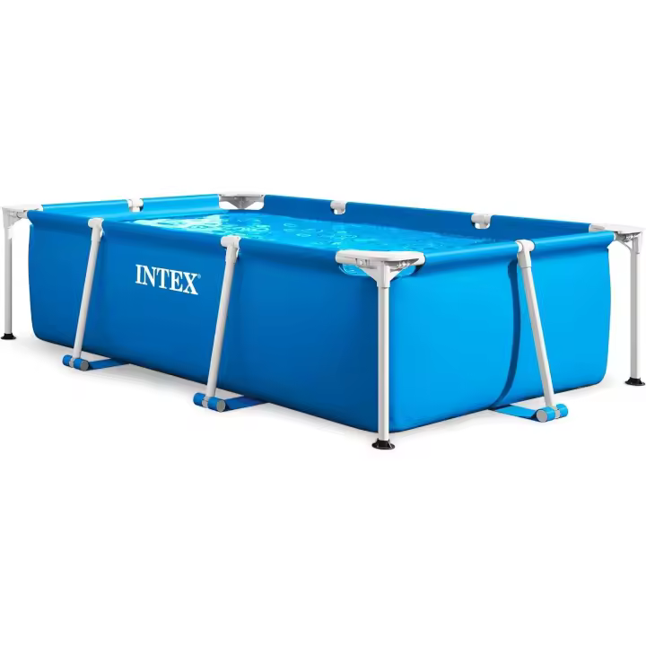 Piscina rectancular desmontable tubular Intex línea Small Frame, estructura metálica - 1