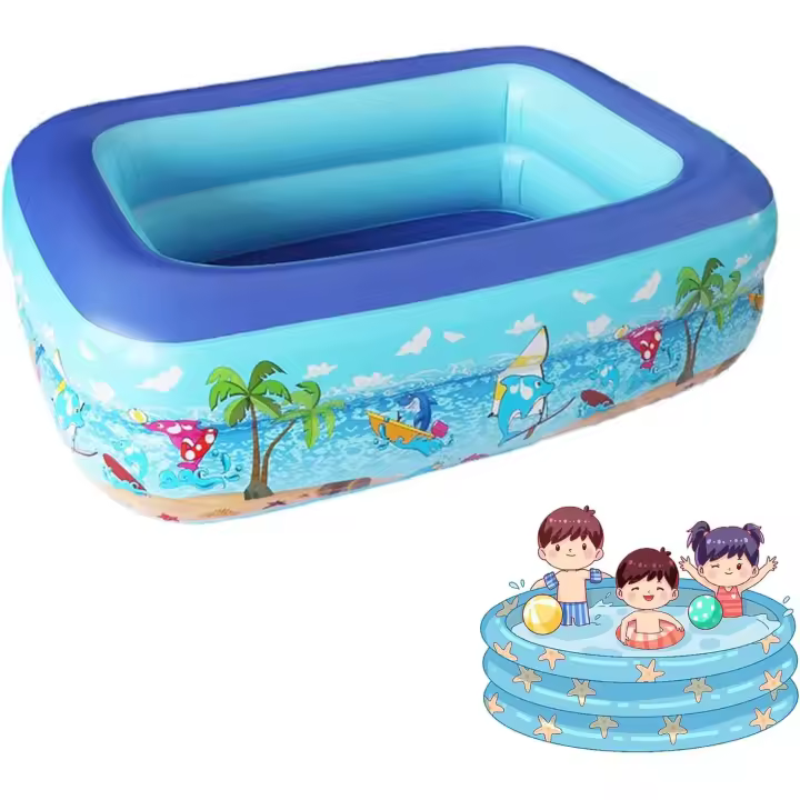 Piscina Hinchable Infantil Summer,Piscina Hinchable de Bebés,Piscina Inflable Infantil,Piscina de Agua para Niños,Piscina Inflable Niños para Jardín Interior al Aire Libre - 1