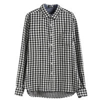 Nueva camisa de manga larga para hombre de talla grande a cuadros informal sin hierro tendencia de camisa de primavera y otoño - details 2
