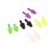 5 Pares De Tapones Para Oídos De Silicona Suave Anti-Ruido Impermeables Para Natación Y Natación Adecuado Para Adultos Y Niños - details 8