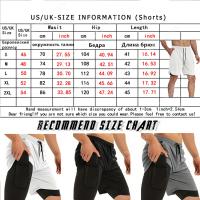 Shorts Deportivos Casuales De Verano Para Hombres Con Doble Capa Y Patrón Impreso Talla S-2XL Funcionalidad Multi-Funcional - details 0